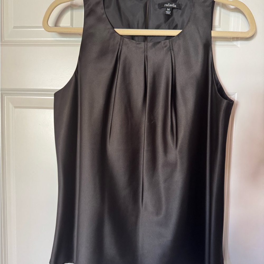 Rafaella Black Sleeveless Top Medium